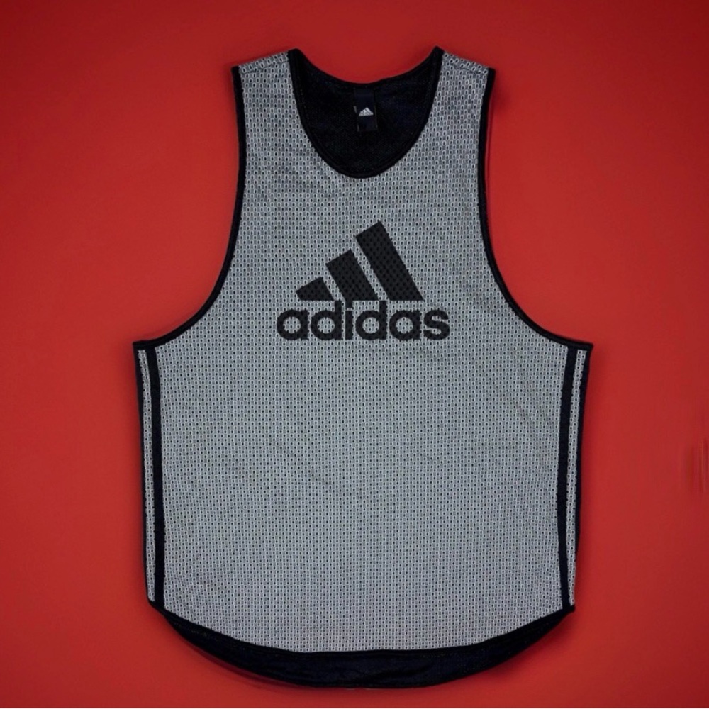 ADIDAS Sleeveless Jersey • Mesh Gym tank top workout shirt - Women’s XS